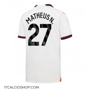 Manchester City Matheus Nunes #27 Seconda Maglia 2023-24 Manica Corta